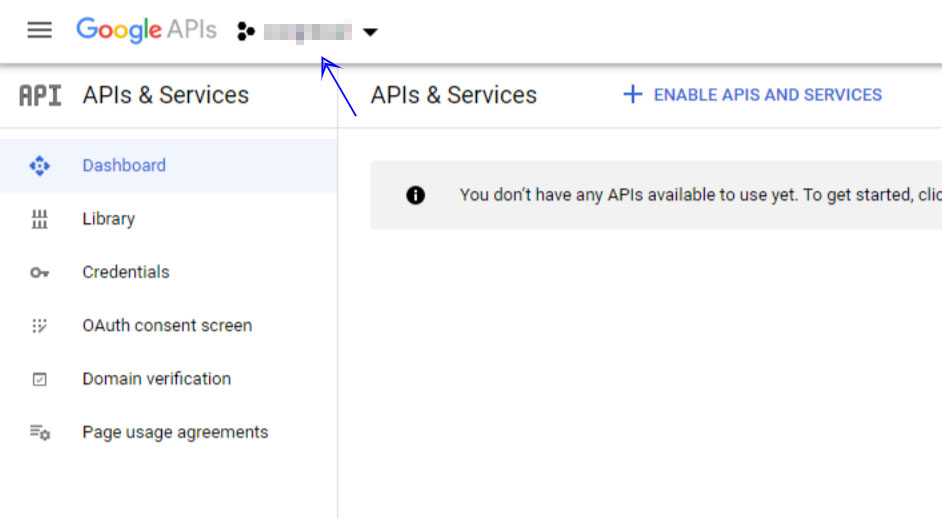 הגדרת אפליקציית התחברות ב-Google APIs